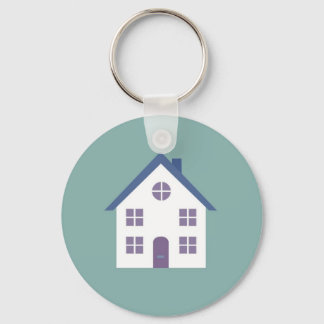 Cute house key chain