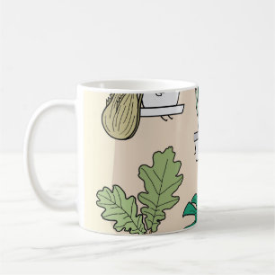 Cute House Plants: Colourful Botanical. Coffee Mug