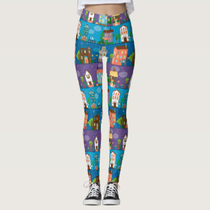 Cute Houses Leggings