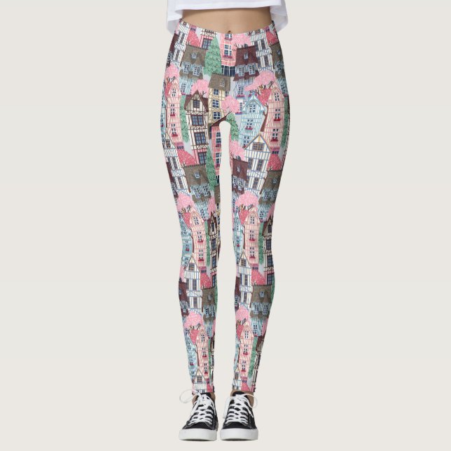 Cute Houses Leggings (Devant)