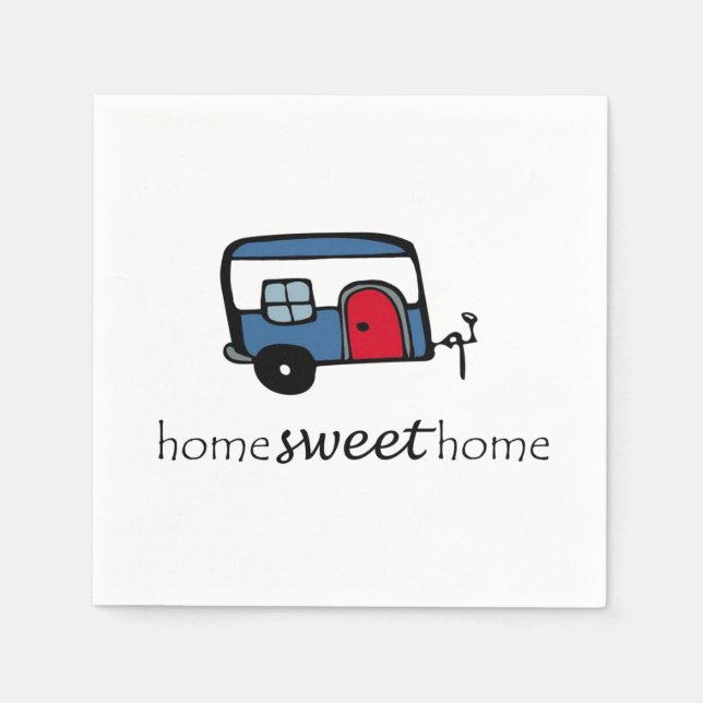 Cute Housewarming Party Napkins (Front)