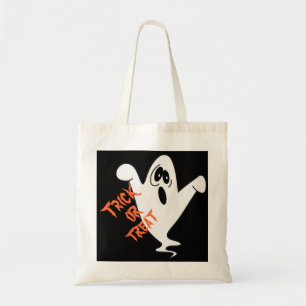 Cute Howling Ghost Trick or Treat Tote Bag