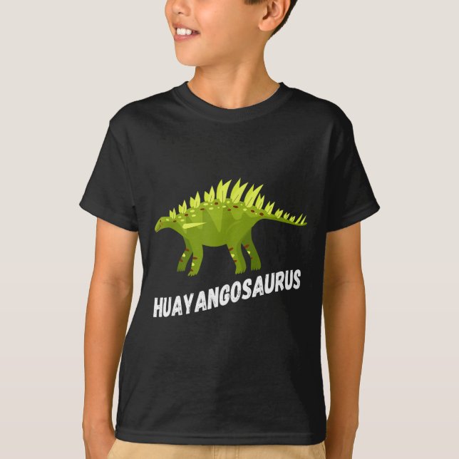 Cute Huayangosaurus Dinosaur Design  T-Shirt (Front)