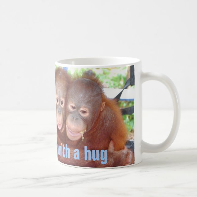 Cute Hug Mug  with Animals (Right)