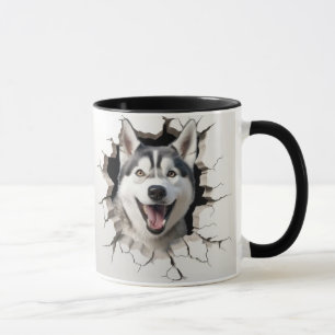 cute husky  mug