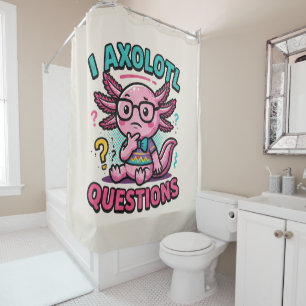 Cute I Axolotl Questions aztec nerd with glasses