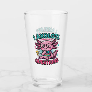 Cute I Axolotl Questions aztec nerd with glasses
