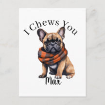 Cute I Chews You | Carte Postale Française
