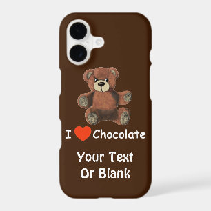 Cute I Heart (Love) Chocolate Teddy Bear
