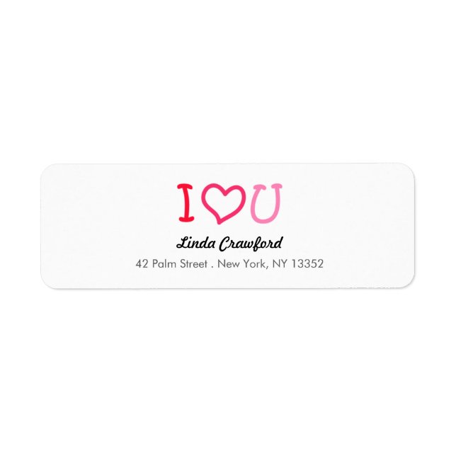 Cute I heart You Valentine's Day (Front)