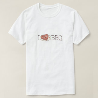 Cute "I Love BBQ" Meat Lover Men's T-Shirt