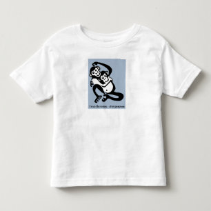 Cute I love BONOBOS - Animal graphic - Toddler T-shirt