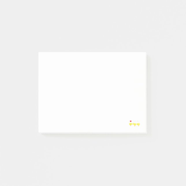 Cute I Love Chickens Design Funny Chicken Lover  Post-it Notes (Front)