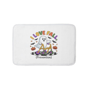 Cute I Love Fall Prevention Physical Therapy Ghost Bath Mat