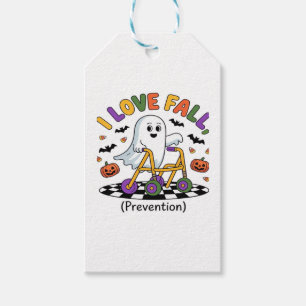Cute I Love Fall Prevention Physical Therapy Ghost Gift Tags