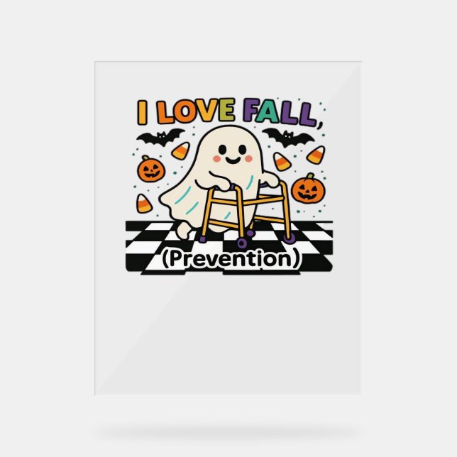 Cute I Love Fall Prevention Physique Thérapie Fant (Recto)