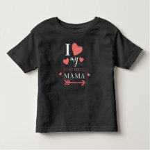 Cute I love My Beautiful Mama  Baby T-Shirt