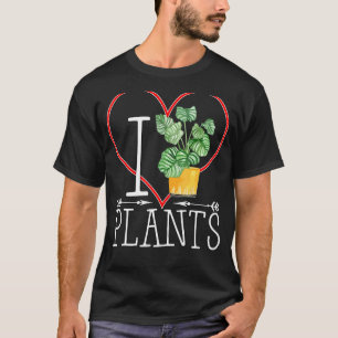 Cute I Love Plants I Love Gardening Mom Dad Kids T-Shirt
