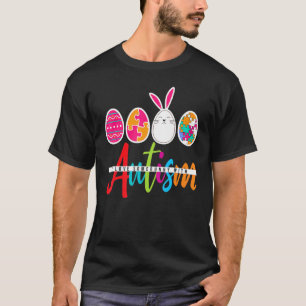 Cute I Love Some Bunny With Autism Hunt Egg Ear Ea T-Shirt