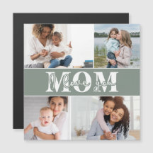 Cute I LOVE YOU MOM Mother's Day Photo