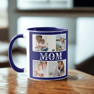 Cute I LOVE YOU MOM Mother's Day Photo Mug