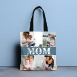 Cute I LOVE YOU MOM Mother's Day Photo Tote Bag<br><div class="desc">Cute I Love You Mom Mother's Day Photo Tote Bag features four of your favourite photos with the text "I love you Mom" in modern white typography. Designed by ©Evco Studio www.zazzle.com/store/evcostudio</div>