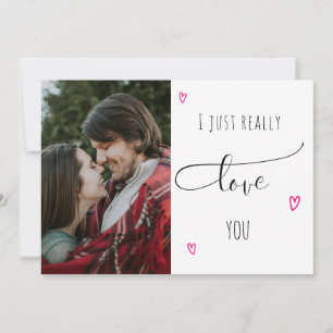 cute i love you romantic Valentine/ anniversary Holiday Card
