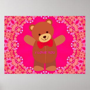 Cute I Love You Value Poster Paper (Glossy)