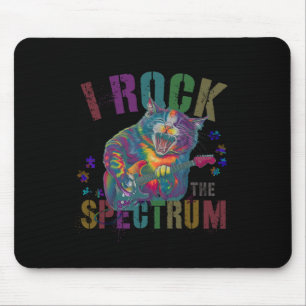 Cute I Rock The Spectrum Autism Mom Motivational U Mouse Pad