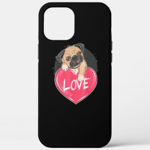 Cute I Steal Hearts Pug Valentine Day Gift iPhone 12 Pro Max Case