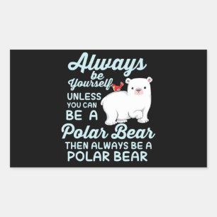 Cute Ice Bear A Polar Bear Lover Sticker