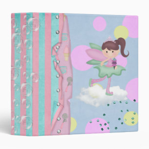 cute ice cream fairy notebook binder
