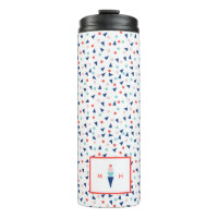 Cute Ice Cream Personalized Initials Custom 