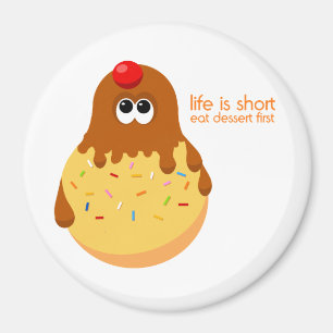 Cute Ice Cream Sundae Magnet