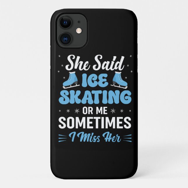 Cute Ice Rink Synchronized is Calling Case-Mate iPhone Case (Back)