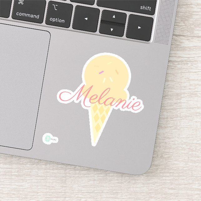 Cute Icecream Cone with Sprinkles  (Detail)