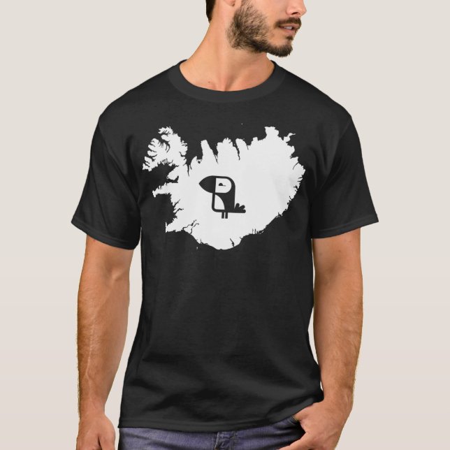 Cute Iceland Puffin T-Shirt (Front)