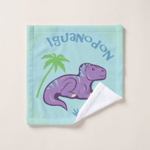 Cute Iguanodon Wash Cloth