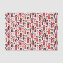 Cute Illustrated Japanese Kokeshi