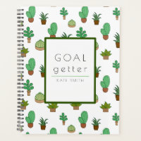 Cute Illustrated Succulents and Cactus