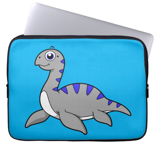 Cute Illustration Of A Loch Ness Monster. Laptop Sleeve (Front)