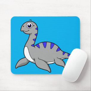 Cute Illustration Of A Loch Ness Monster. Mouse Pad