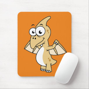 Cute Illustration Of A Pterodactyl. 2 Mouse Pad
