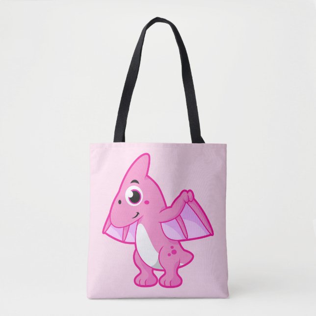 Cute Illustration Of A Pterodactyl. Tote Bag (Front)