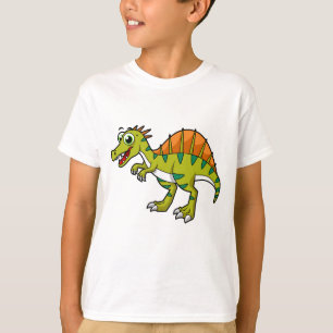 Cute Illustration Of A Smiling Spinosaurus. T-Shirt