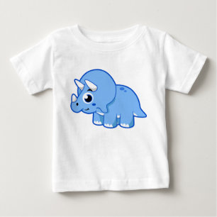 Cute Illustration Of A Triceratops Dinosaur. Baby T-Shirt