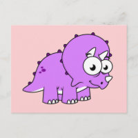 Cute Illustration Of A Triceratops.
