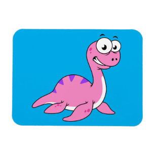 Cute Illustration Of The Loch Ness Monster. Magnet