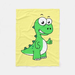 Cute Illustration Of Tyrannosaurus Rex. 2 Fleece Blanket
