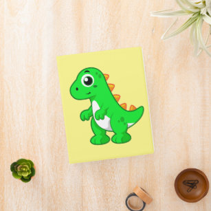 Cute Illustration Of Tyrannosaurus Rex. Mini Binder